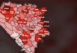 INTERNETOM SE ŠIRI MAPA KOJA JE ŠOKIRALA REGION: Tamnocrvena boja označava pravu strahotu