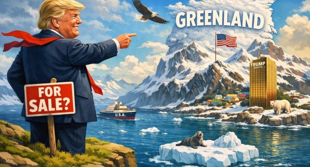 Trump želi kupiti Grenland!