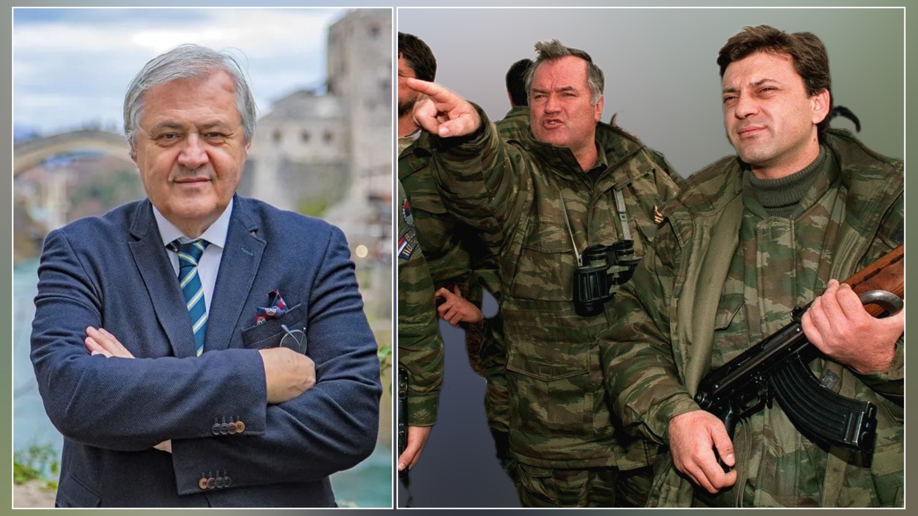Safet Oručević i Ratko Mladić