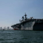 WAR SHIP USS AMERICA (LHA-6) IN CARTAGENA, COLOMBIA