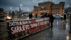 SARAJEVO: Ako je pravo na okupljanje demokratsko pravo, ZAŠTO JE UPITNA ŠETNJA ZA NAROD IRANA